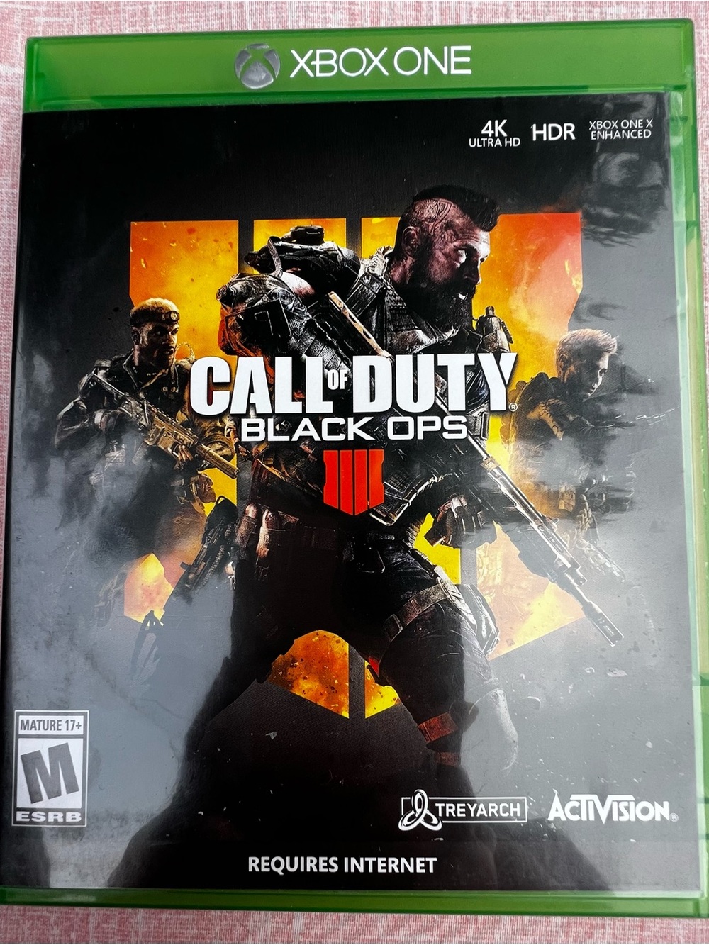Call of Duty: Black Ops 4 - Activision (Black & Orange) Xbox One